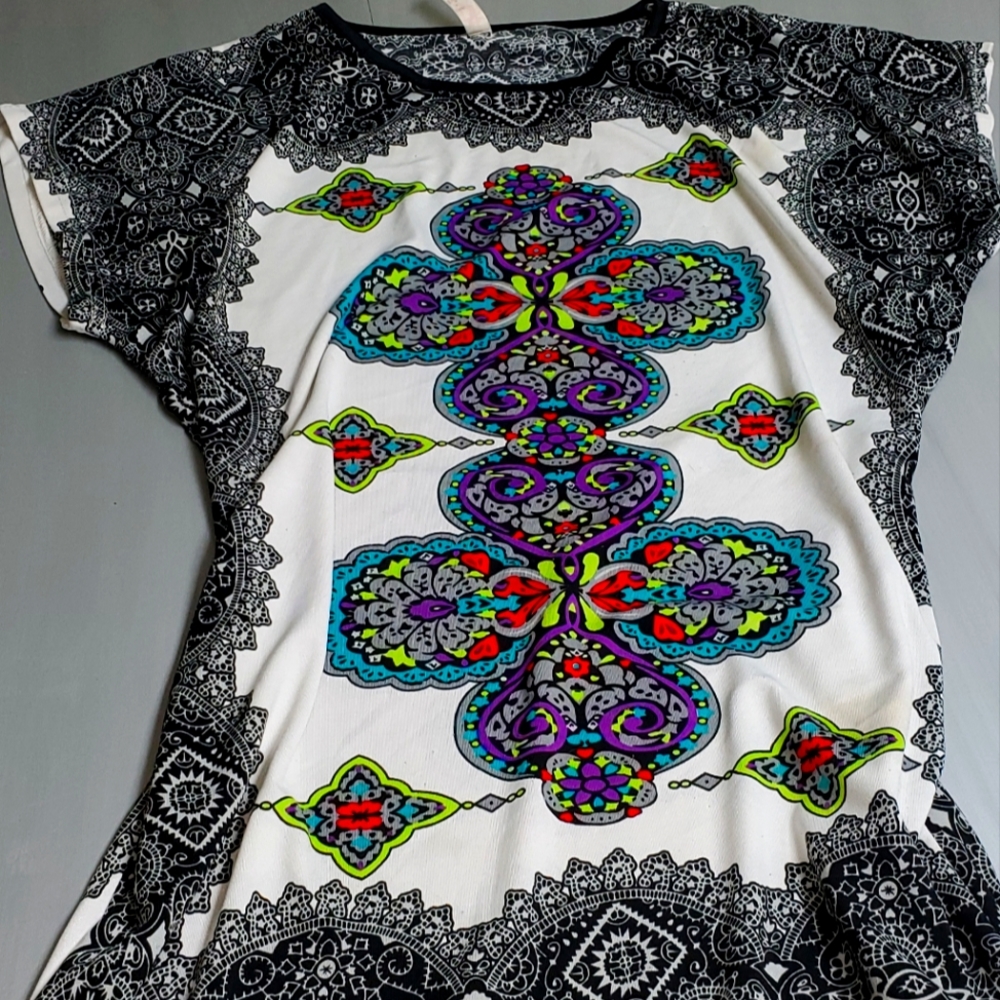 Colorful Tunic Dresd